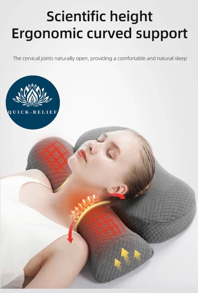 Double neck support pillow