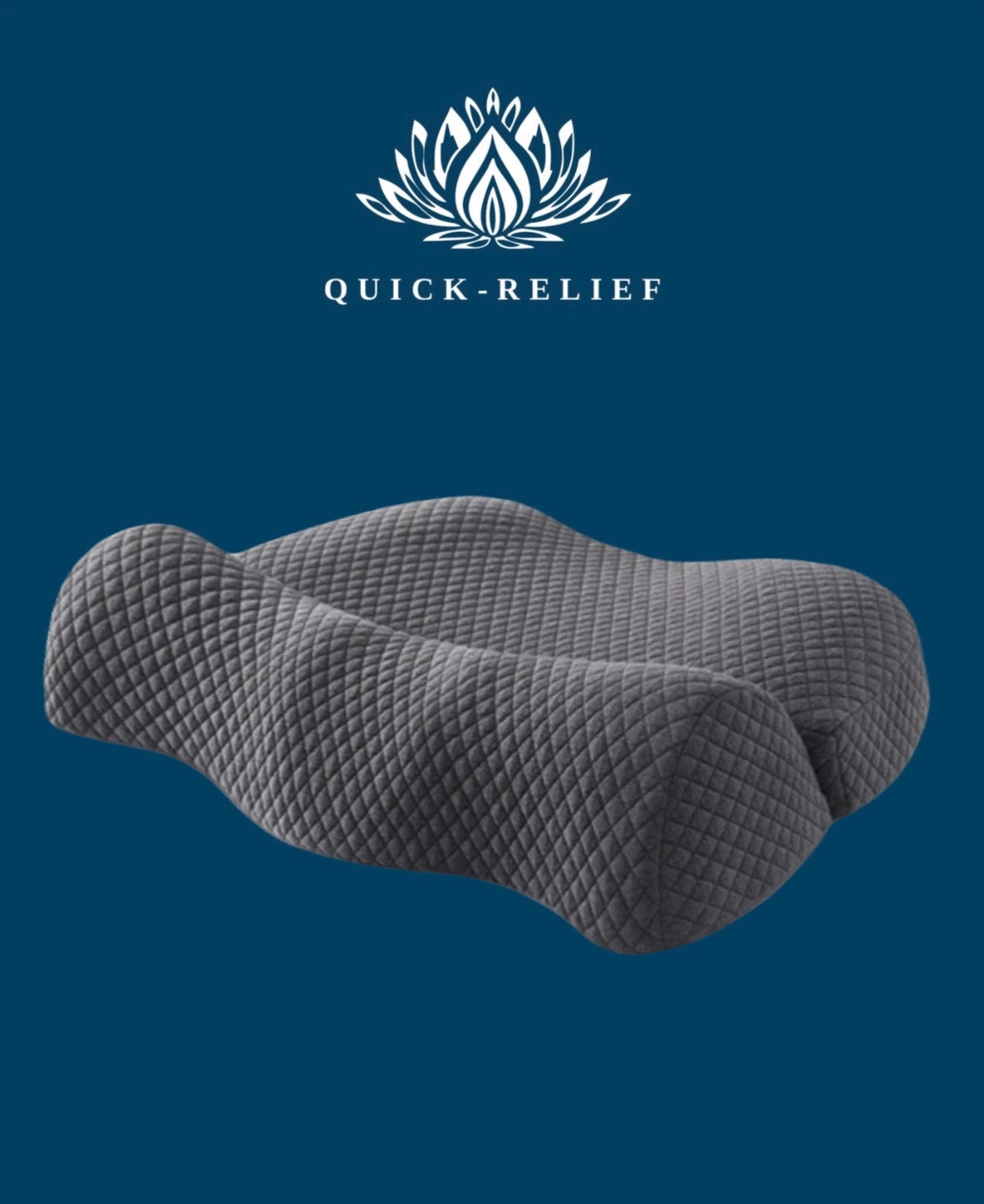 Double neck support pillow