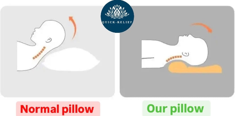 Double neck support pillow