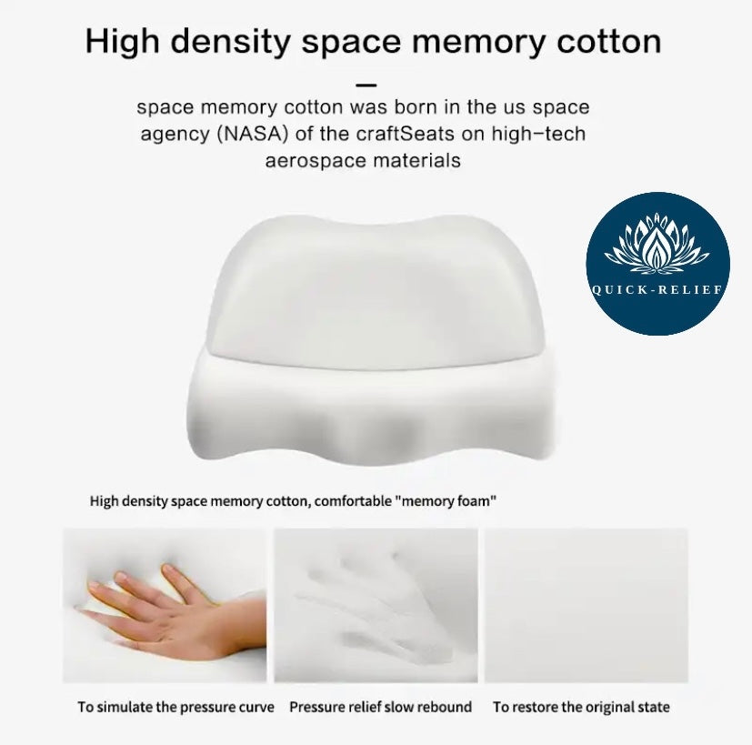 Double neck support pillow