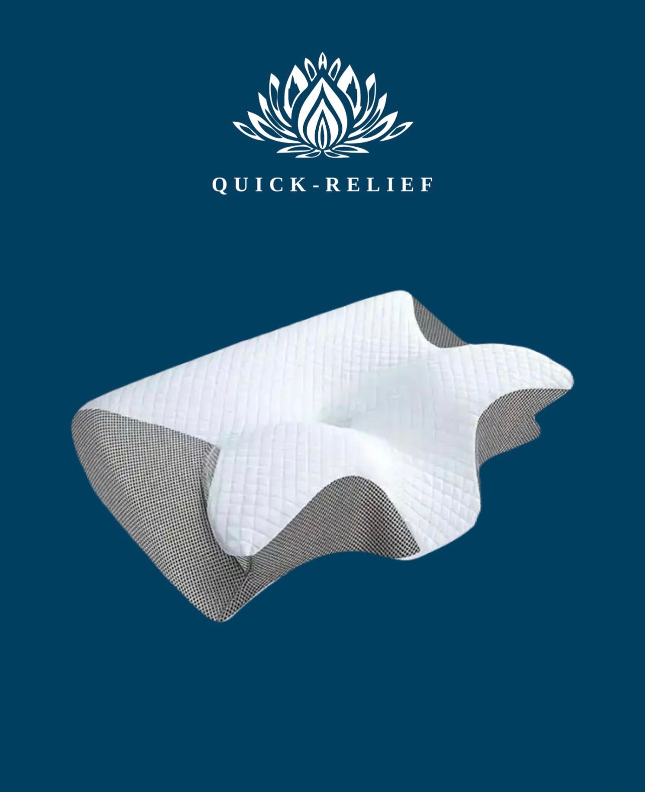 Orthopeadic butterfly pillow