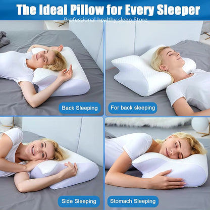 Orthopeadic butterfly pillow